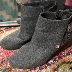 Dr. Scholl's Charcoal Ankle Booties